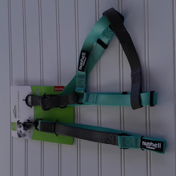 Nunbell Two Tone Nylon Pet Leash & Harness Set - Picture 11 of 11